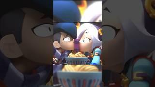 Edgar & Colette Finally Kissed  Max  #brawlstars #edgar #brawltheory #brawlstarsanimation