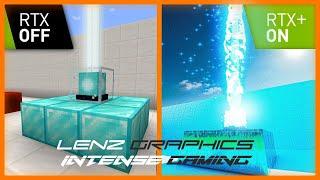 Minecraft But RTX On - Lenz Graphics | Intense Gaming