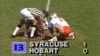 Syracuse vs Hobart 1986 lacrosse