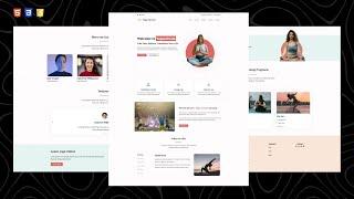 Learn to make a Yoga Centre Website using HTML, CSS and Javascript