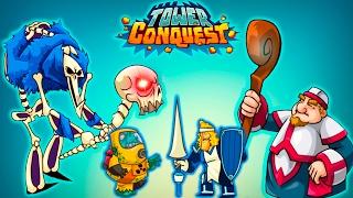 Tower Conquest #3 Битва с ОГРОМНЫМ МАГОМ Мультик Игра для детей про бои и сражения стенка на стенку