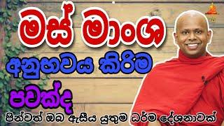 මස් මාංශ අනුභවය පාපි ක්‍රියාවක් ද welimada saddhaseela theru. #trending ##banadeshana