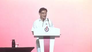 1st Assistant Secretary-General Heng Swee Keat speaking at the PAP Awards and Convention 2019