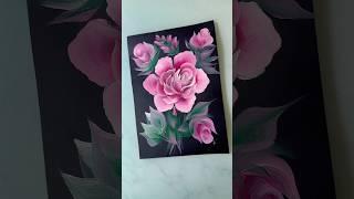 OMG  Acrylic Flower Painting Tutorial #art #artandcraft #painting #acrylicpainting