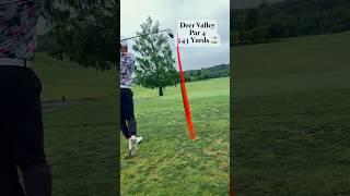 Play a hole with me at Deer Valley ️ Hole 1, Par 4, 343 yards. Let’s go