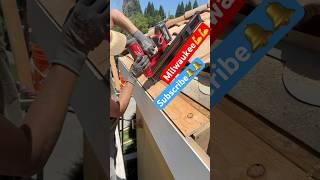 Milwaukee framing ￼ nail gun ￼#construction#satisfying#repair#milwaukee