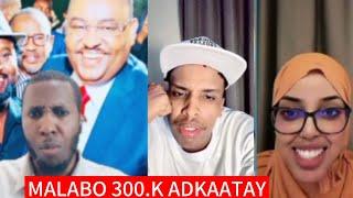 MALABO O SHEEGTAY LACAGTI 300.K SACIID DANI KA QAADAY DAD BADAN DAMAC UGA JIRA JABRA GURICEEL