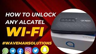 How to unlock all alcatel wifi