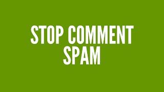 Prevent Comment Spam with Akismet