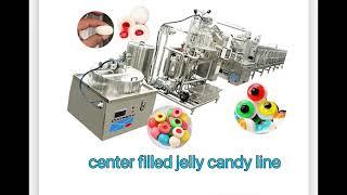 center filled jelly gummy candy production line