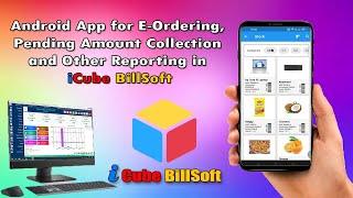 How to make E-Order and E-Receipt by iCube Android Mobile Apk with desktop iCube Billing Software