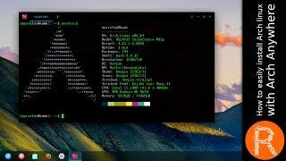 How to easily install Arch linux with Arch Anywhere