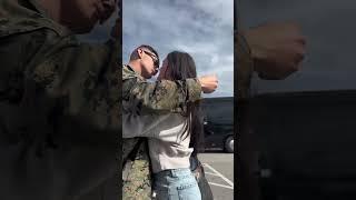 Saying goodbye… #shorts #youtubeshorts #husband #military #deployment #grwm #aesthetic