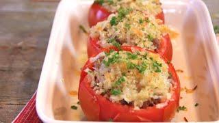 Savory Stuffed Tomatoes - Easy and Delicious