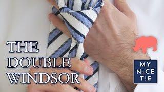 How to Tie a Tie: The BEST Video to Tie a Double Windsor Knot (slow=beginner)