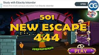 [Walkthrough] Classic Door Escape level 444 - 501 Room escape 444 - Complete Game