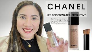 4K FOUNDATION? WORTH IT BA? Chanel Les Beiges water fresh tint review | Dynvlog