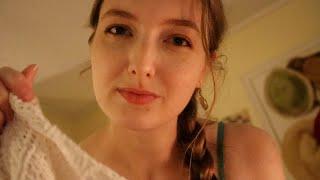 ASMR Tucking You into Bed ⭐ Personal Attention, Fabric Sounds, Hair Brushing