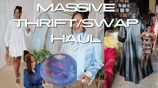 Massive Thrift + Vintage Try-On Haul | FREE CLOTHES!!!