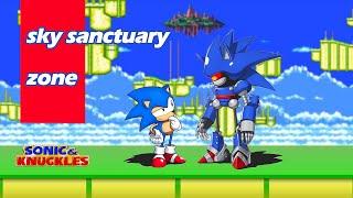 Sonic & knuckles sega genesis gameplay | part 7 | Sonic vs Mecha Sonic | 2024