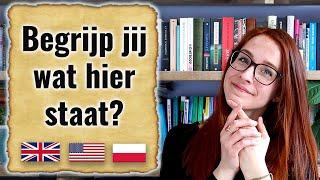 Dutch Language | Can English speakers understand it? | Part 1