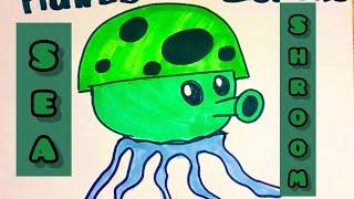 How to draw Plants vs Zombies | Sea - Shroom.