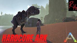 HARDCORE ARK (NO DEATHS)  DAY 2 - The Center