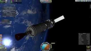 Kerbal Space Program KSP Прохождение 0.25 #15 Мунный спутник. Облет Муны и возврат