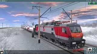 Trainz 12 ЭП20 со СКОРОСТНЫМ поездом 200кмч! Балезино - Мосты