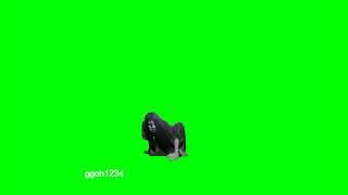 Royalty FREE    Horror from the Dark in green screen