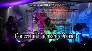 World music day celebration at Tuensang. #Concert at Tuensang Town