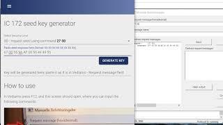 IC172 seed key generator