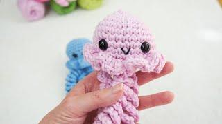 Eine süße Amigurumi Qualle häkeln - Schnell und EINFACH -