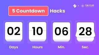 5 Best Elementor Countdown Widget Hacks | Hello Bar, Evergreen, Scarcity, Product Stock etc.