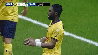 [EN VIVO] América vs Santos | Liga MX 24/25 | PES 21 Video Simulation And Live Score Update