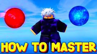 HOW TO GET THE STRONGEST/GOJO MAX MASTERY + SHOWCASE in AUT! ROBLOX