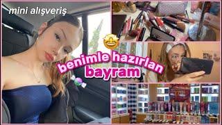 BAYRAMA BENIMLE HAZIRLANIN! MINI KOZMETIK ALISVERISI VLOG ~Destina Kaya