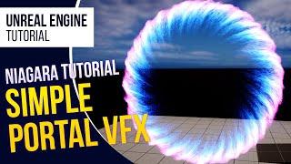 UE5 l Niagara Portal Effect l VFX Tutorial l Unreal Engine 5