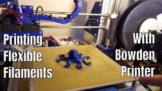 Printing Flexibles with Bowden style printer