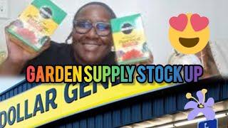 GARDEN SUPPLY STOCK UP AT DOLLAR GENERAL | HURRICANE DEBBY #couponing