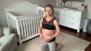 Coning in pregnancy: how to engage your core to protect your abs.