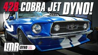 1967 Mustang GT With 428 Cobra Jet Hits The Dyno!