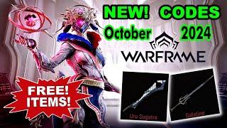 *NEW* ALL WORKING WARFRAME ITEMS CODES OCTOBER 2024 - WARFRAME CODES