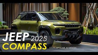 Jeep Compass New 2025 Concept Car, AI Design