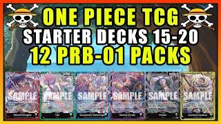 [OP8.5] Starter Decks 15-20 Early Unboxing and PRB01 Pack Openings!  - One Piece TCG