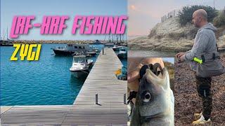 Light Rock Fishing in Cyprus-an ordinary day in fishing- Funny -Different types of fish