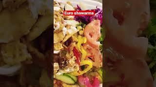 Fresh and delicious food at Euro Shawarma Toronto #shorts