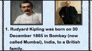 Life Sketch of Joseph Rudyard Kipling