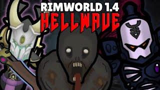 ДОБЫЛ РЕСУРСЫ С САМЫХ ОПАСНЫХ ВРАГОВ  RIMWORLD 1.4 HELLWAVE