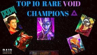 Top 10 Rare Void Champions| Raid: Shadow Legends